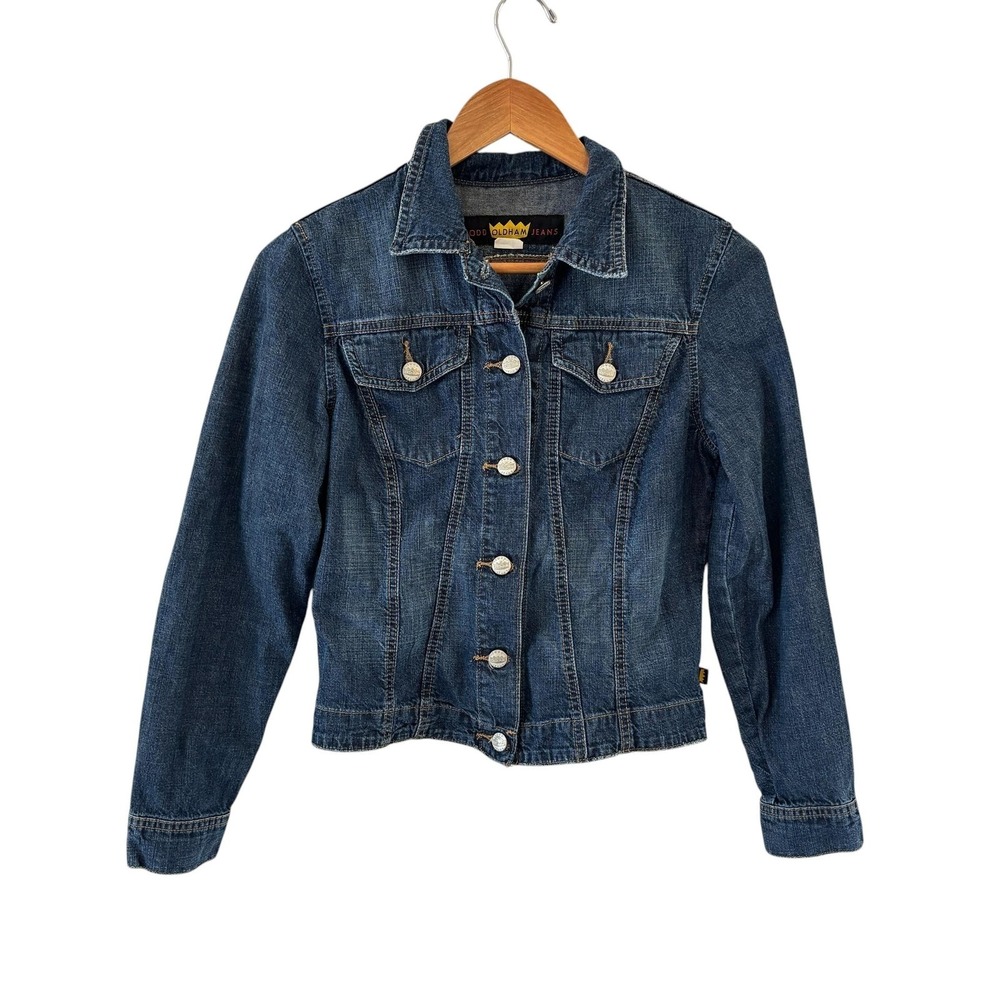 Vintage Todd Oldham Jeans Denim Jacket Womens S‎ Blue Classic Western 90s